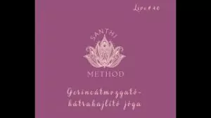 Gerincátmozgató - hátrahajlító jóga