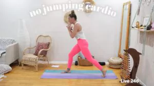 no jumping cardio-tabata